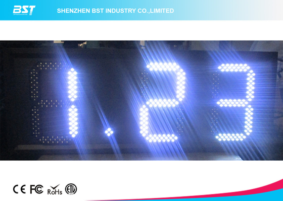 Waterproof 8&quot; Led Gas Price Display Ip67 / Electronic Gas Price Signs