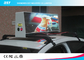 उच्च चमक एलईडी टैक्सी वायरलेस नियंत्रण के साथ टॉप विज्ञापन साइन्स, 1 9 2 × 64 पिक्सेल