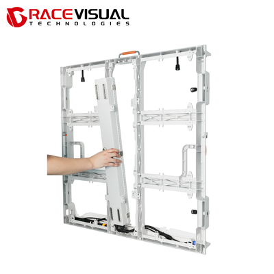 ओए सीरीज 6000nits/10000nits आउटडोर फिक्स्ड इंस्टॉलेशन P5.7 960x960mm एलईडी डिस्प्ले सुरक्षा रस्सी डिजाइन