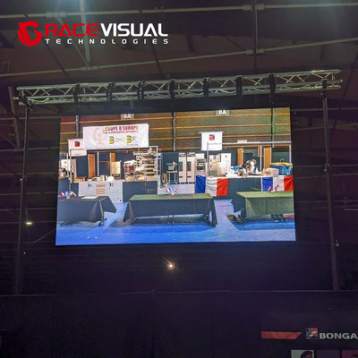 IRA 500X1000mm इनडोर एलईडी डिस्प्ले किराए के लिए 7680hz उच्च ताज़ा दर