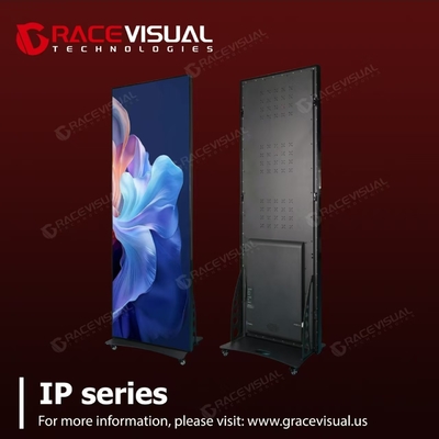 अल्ट्रा स्लिम एलईडी पोस्टर 960x1920 मिमी लटकन / दीवार माउंटिंग / स्प्लिसिंग इंस्टॉलेशन