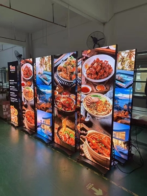 अल्ट्रा स्लिम एलईडी पोस्टर 960x1920 मिमी लटकन / दीवार माउंटिंग / स्प्लिसिंग इंस्टॉलेशन