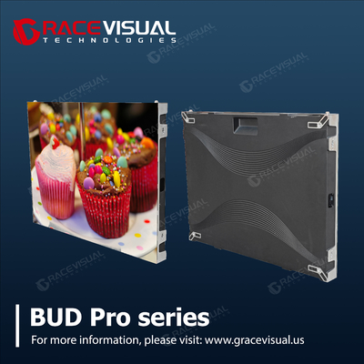 BUD प्रो एलईडी डिस्प्ले ️ फिक्स्ड वॉल माउंट, HUB-Ready for Seamless Multi-Panel Setup HUB Connection 7680HZ रिटेल स्टोर, कॉर्पोरेट मीटिंग रूम और चर्च इवेंट्स के लिए