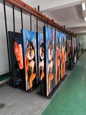 उच्च ताज़ा दर और वायरलेस नियंत्रण के साथ बहुमुखी 640x1920 मिमी इंडोर एलईडी पोस्टर