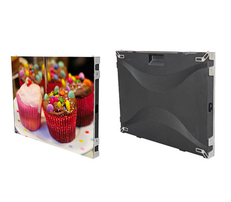 640X480mm P2.5 इनडोर फिक्स्ड एलईडी डिस्प्ले मैग्नेटिक मॉड्यूल डिजाइन 7680HZ इनडोर वाणिज्यिक डिस्प्ले के लिए उच्च ताज़ा दर