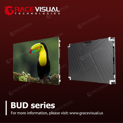 BUD सीरीज इनडोर P2.5mm फिक्स्ड एलईडी डिस्प्ले वॉल माउंटिंग 640mmX480mm फ्रंट सर्विस