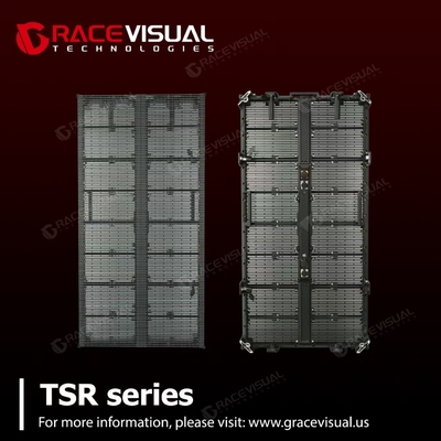 TSR-3.9-7.8 7680HZ IP65 पारदर्शी एलईडी स्क्रीन पारदर्शी एलईडी फिल्म स्क्रीन पूर्ण रंग विंडो
