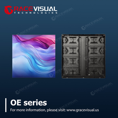 OE Series Outdoor LED Display Panel 5000nits IP65 1000x1000mm