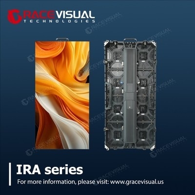पेशेवर इनडोर रेंटल स्क्रीन – IRA सीरीज 7680Hz 500×1000/500×500mm कैबिनेट हल्के और आसान सेटअप 600 निट्स चमक